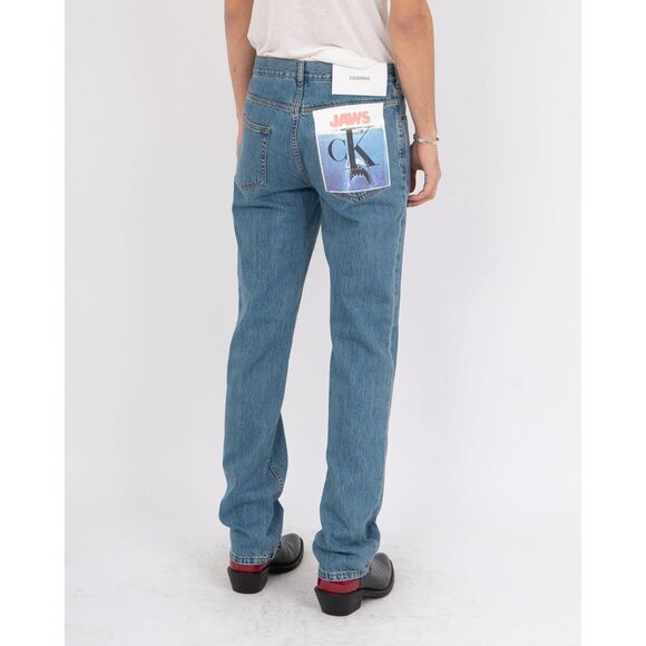 Calvin Klein 205W39Nyc Raf Simons Jaws Printed Patch Denim - Picture 11 of 11